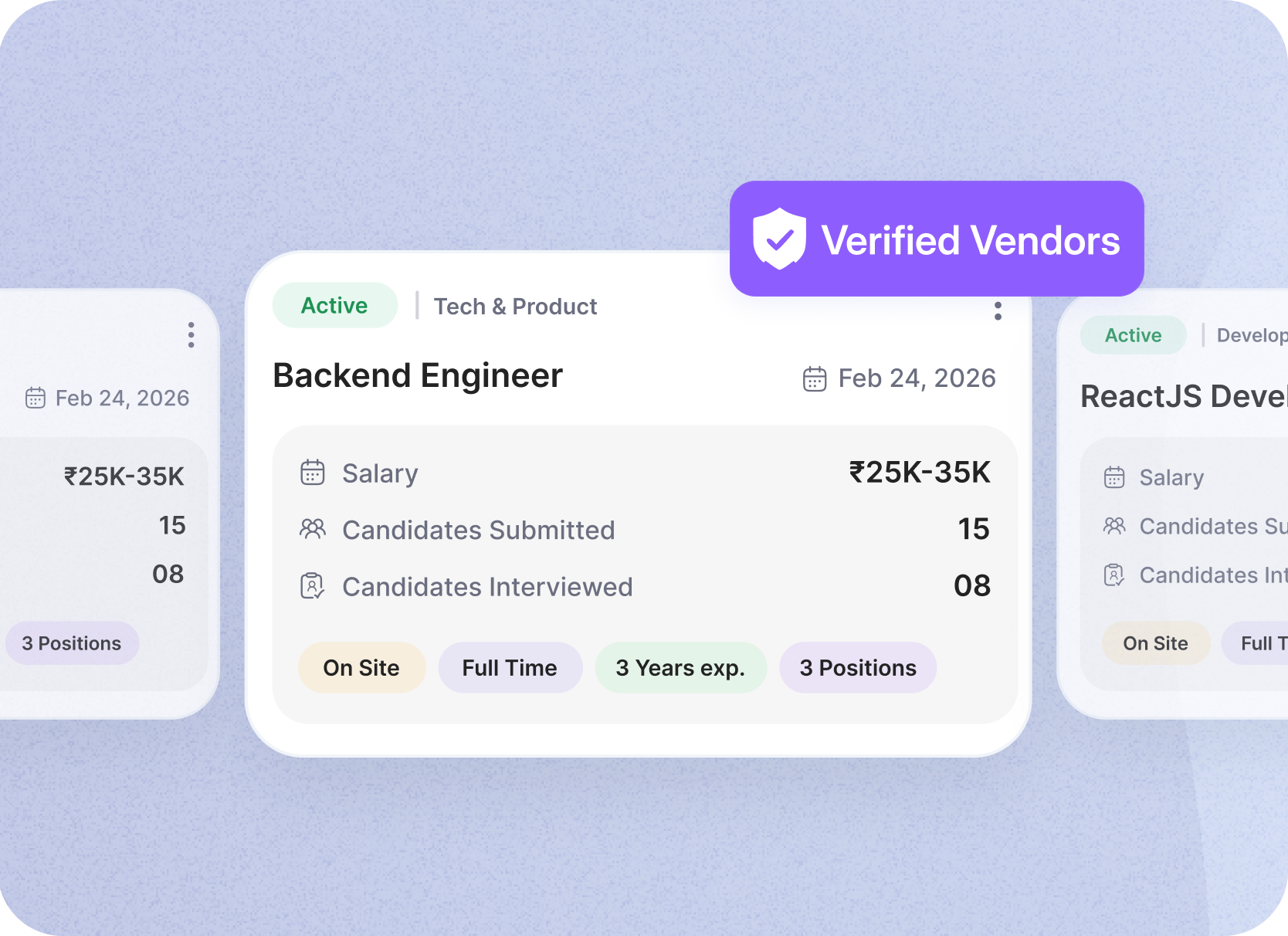 Job Reaches Verified Agencies